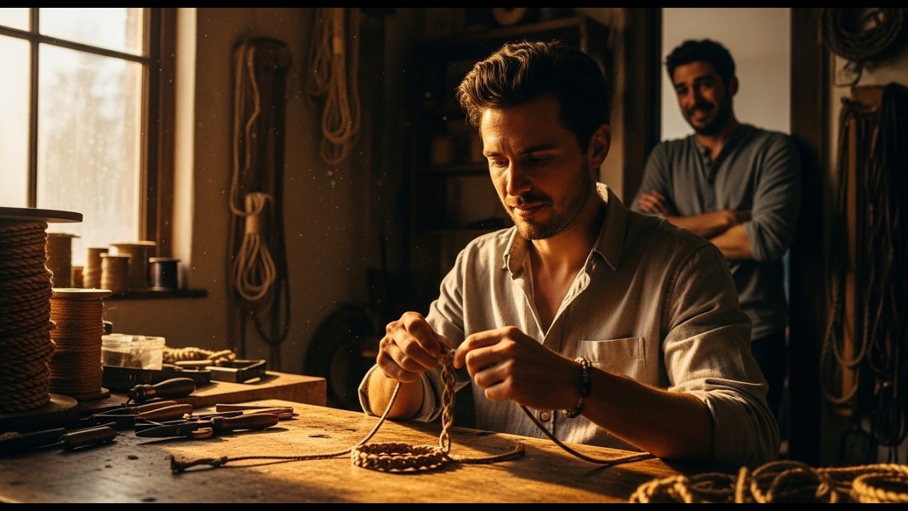 He Learned to Braid Rope Just to Make Me a Bracelet | Gay Romance