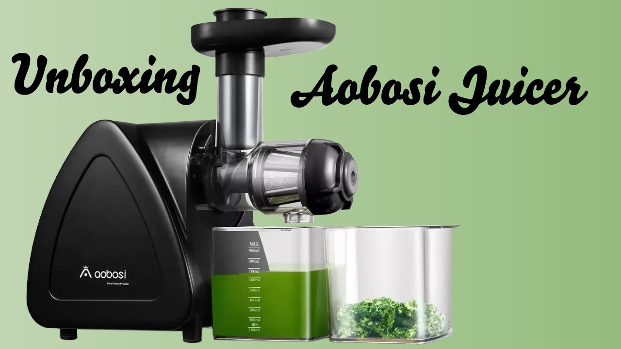 Unboxing Aobosi Juicer
