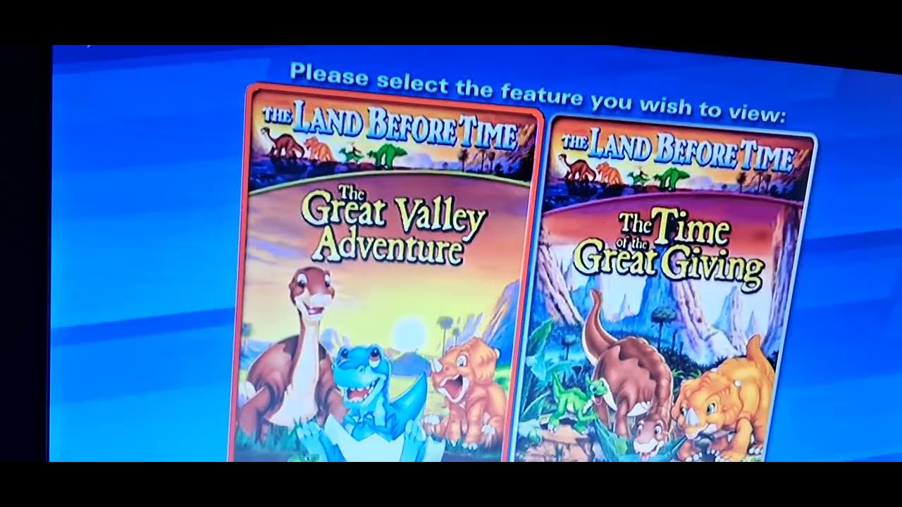 Opening to The Land Before Time 2 & 3 2014 DVD (2016 Reprint)