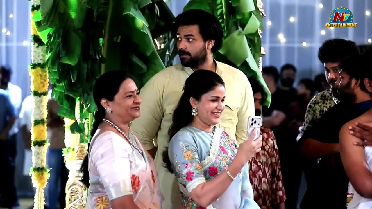 Varun Tej and Lavanya Tripati Attending to BARI Movie Pooja Ceremony | NTVENT