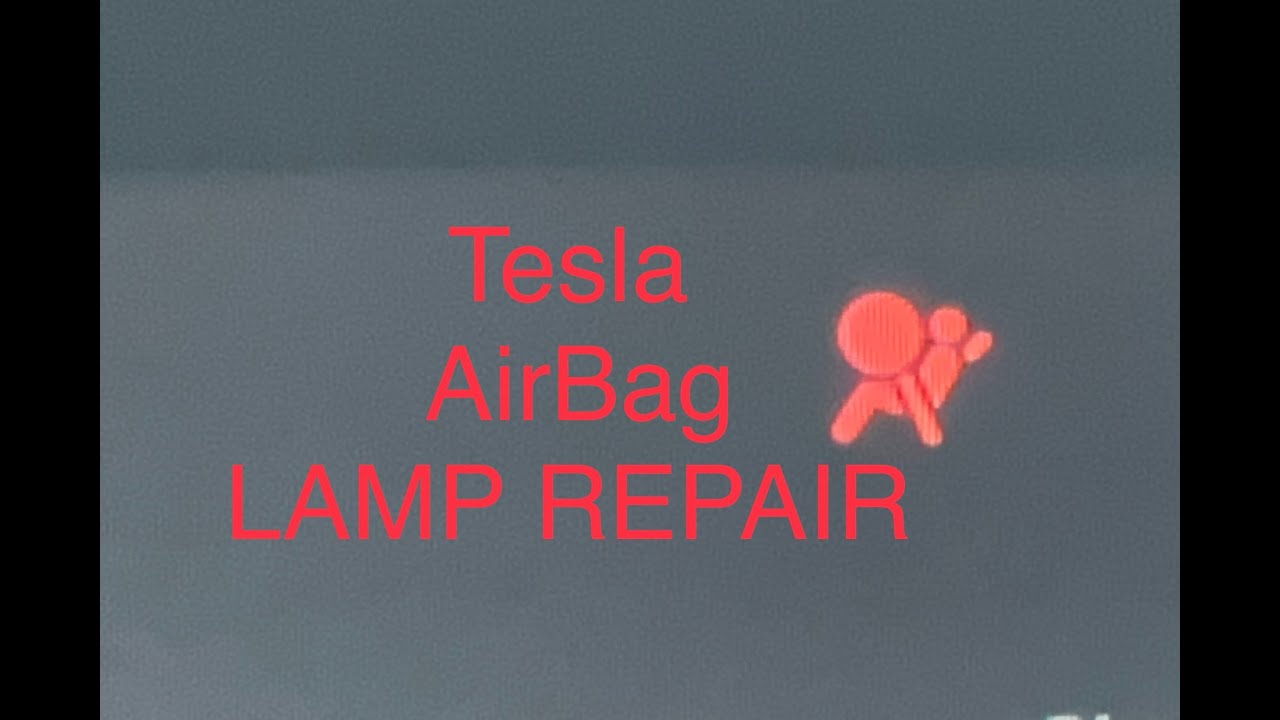 Tesla Model S AirBag fault repair
