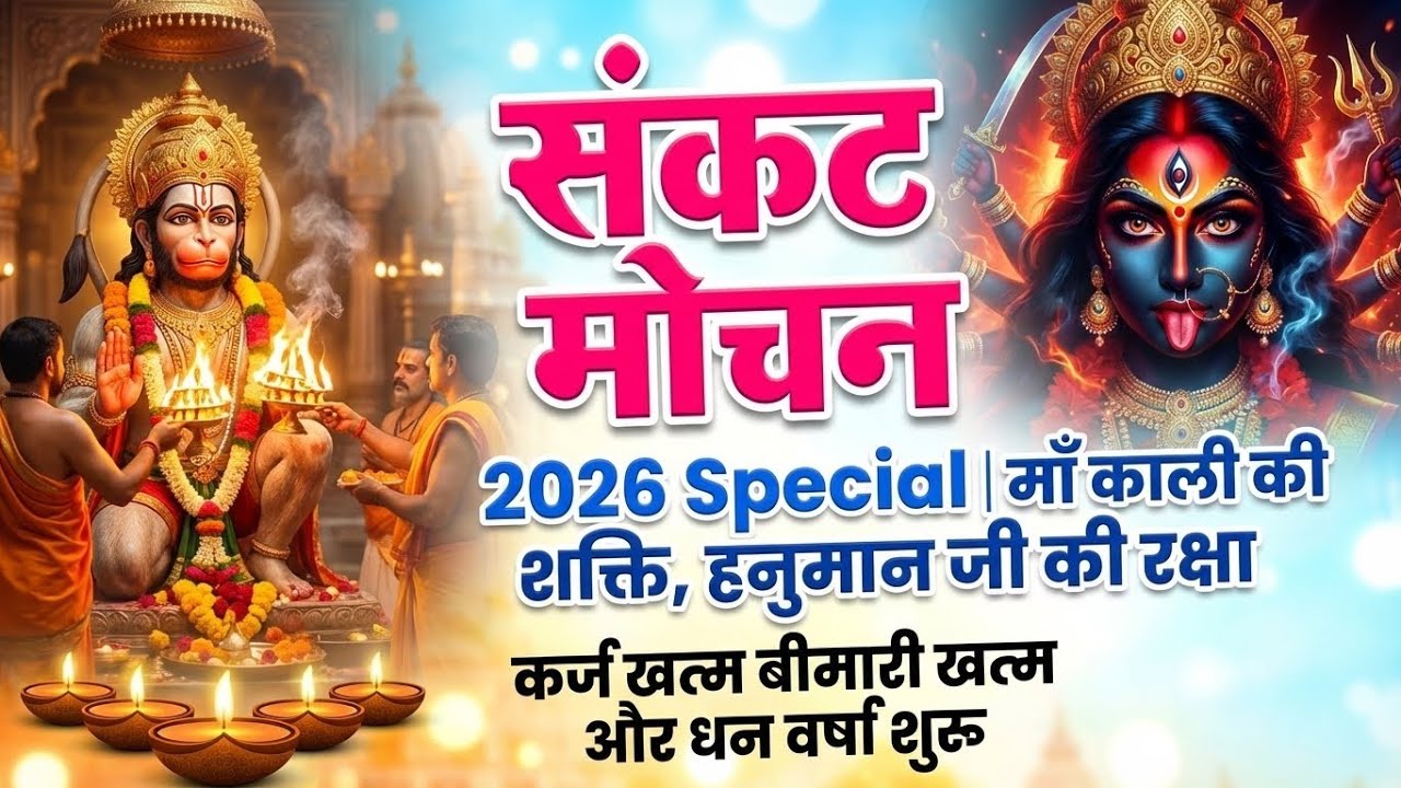 नए साल में हर संकट खत्म होगा, हनुमान जी का संकटनाशक पाठ जरूर सुनो | Sankat Mochan #SankatMochan