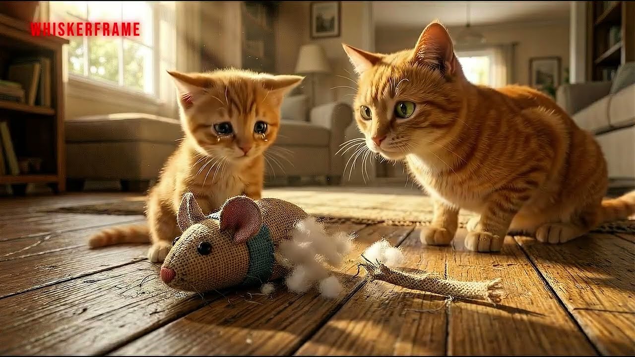 When a Toy Broke… Love Fixed Everything 🐱