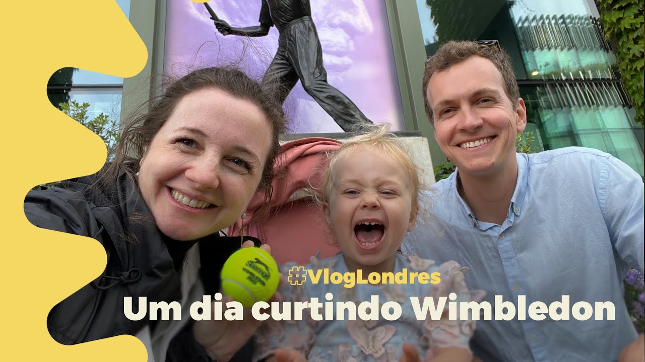 Fomos curtir o campeonato de tênis de Wimbledon 🎾