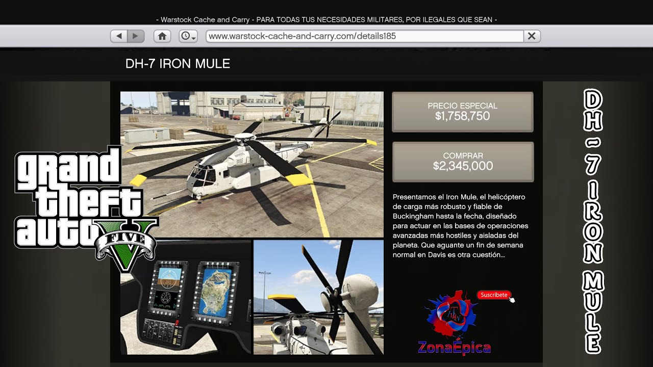 El DH 7 Iron Mule en GTA Online es una buena compra en 2025