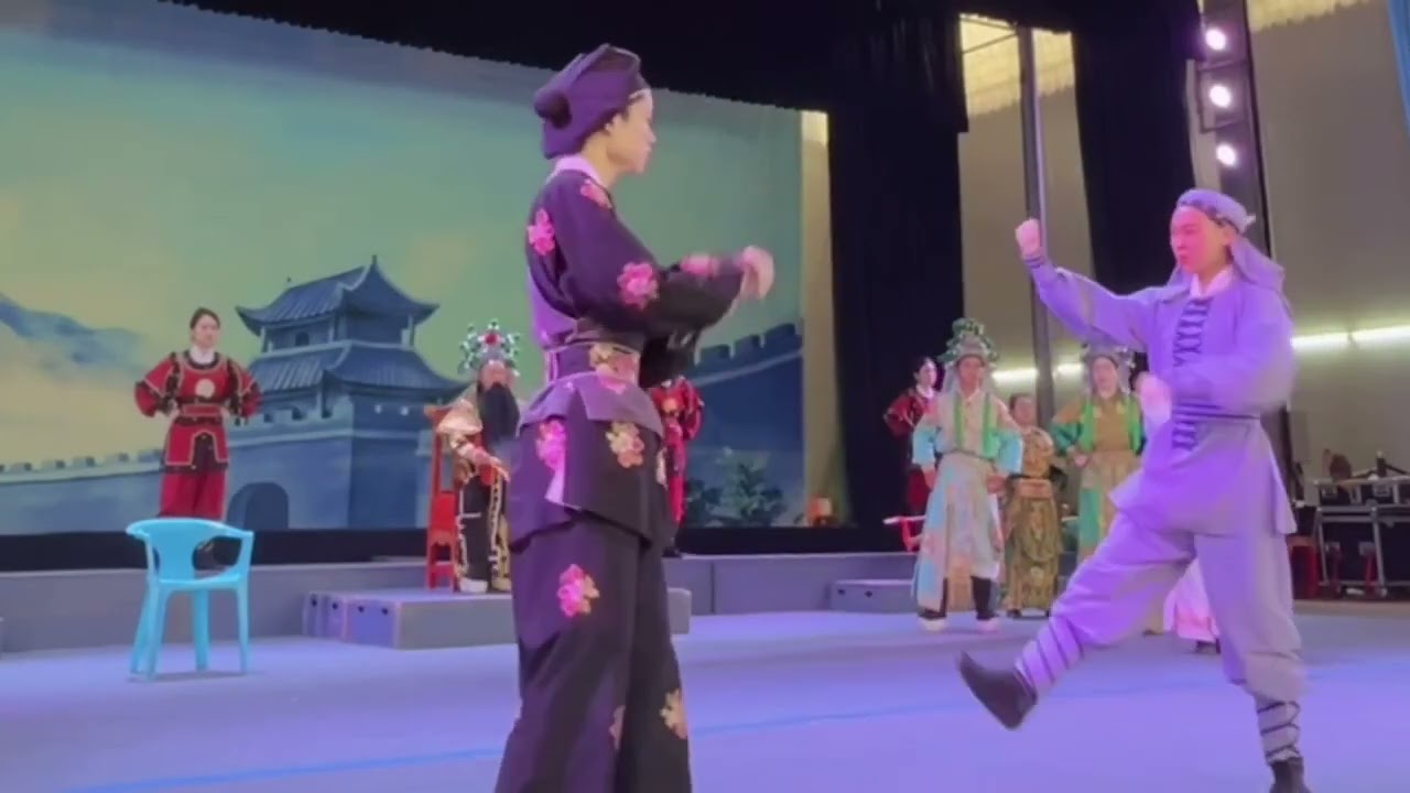 Teochew Opera 潮剧งิ้วแต้จิ๋ว薛仁贵征东着装彩排 百花潮剧院