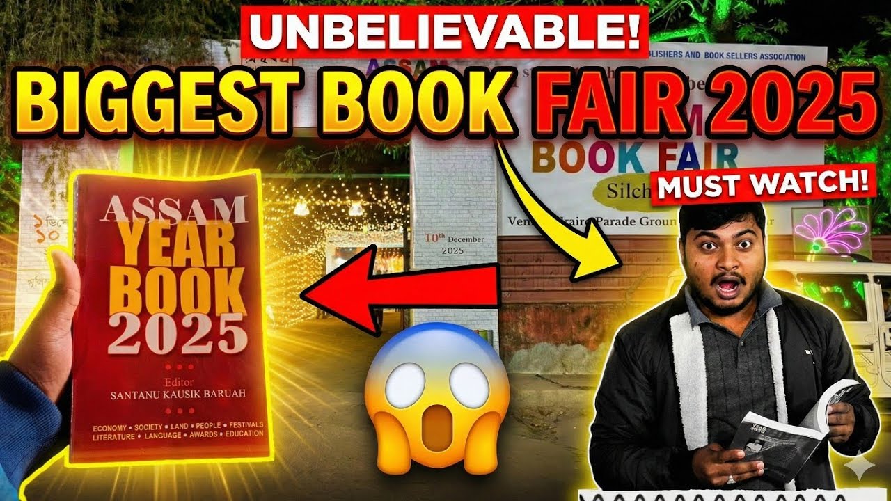 Assam's Largest Book Fair Just Started | Here's What I Found🔥