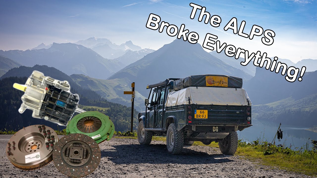 Blew up the gearbox in the French Alps! - Living in a Landrover - E01