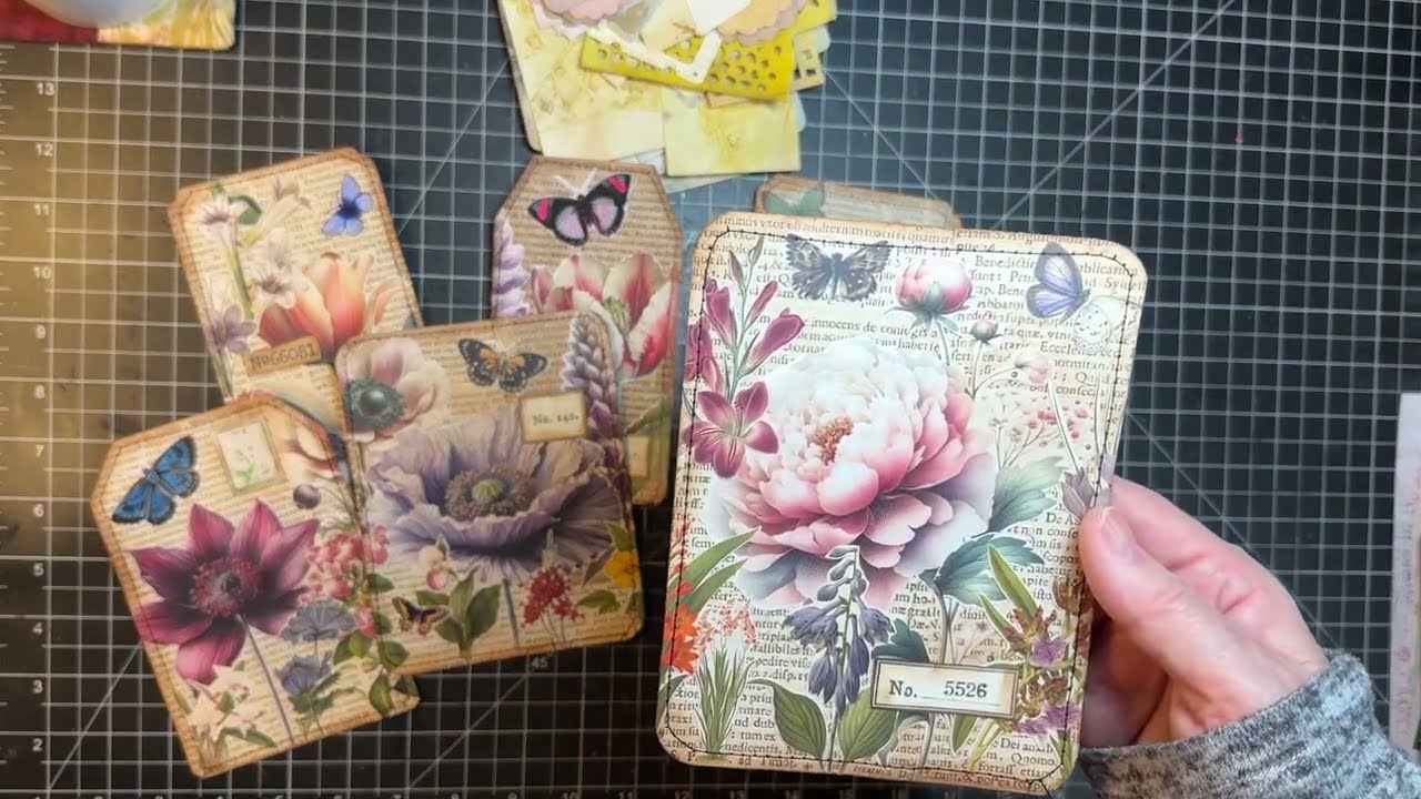 Wild Card Wednesday!!! - Tags, Idea Book Sample, Die Cuts!  #roxysweeklychallenge week 6