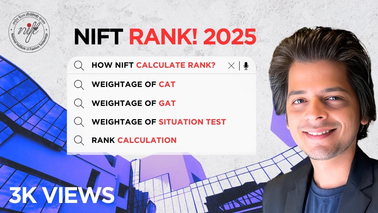 How is the NIFT RANK calculated? | Cutoff 2025 | Detailed Question Analysis | NIFT | NID | UCEED