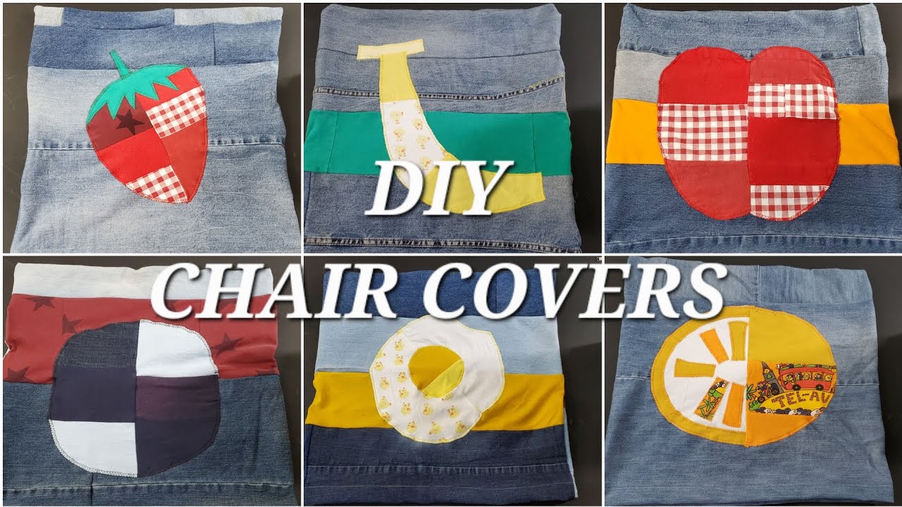 DIY chair cover tutorial || fabric scrap projects || patchwork sewing || 패치워크 의자커버 만들기