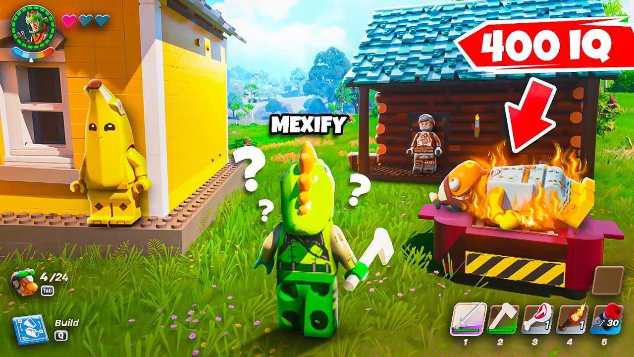 100€ HIDE AND SEEK in LEGO FORTNITE?! 😱😂