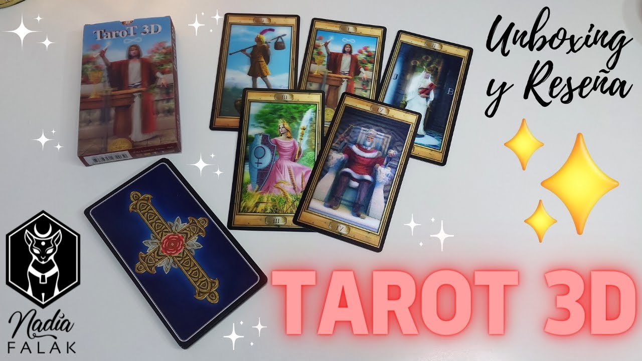 TAROT  3D ✨ Arcanos Mayores ⭐ Unboxing y Reseña en Español 💜 Nadia Falak