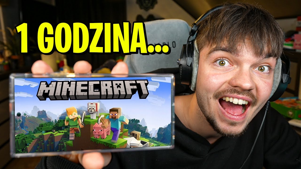 GRAMY w MINECRAFT PRZEZ 1 GODZINĘ... 😱