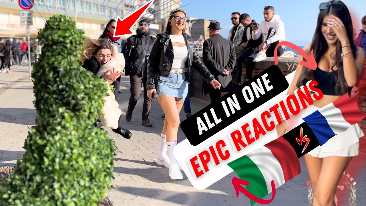 All In One 😂💃😂 Best of The Best Reactions, Italy and France 2023 Springtime