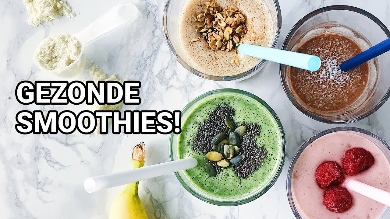 4 Recepten voor Gezonde Smoothies met Proteïne!