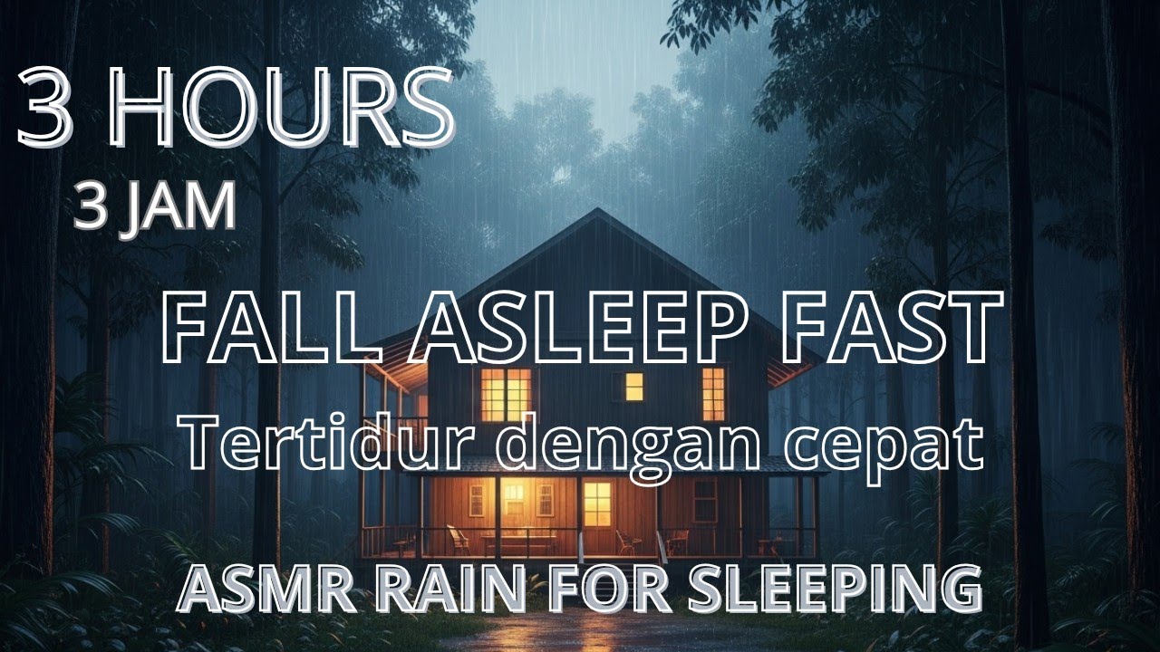 Deep rain sound - no ads - 3 Hours