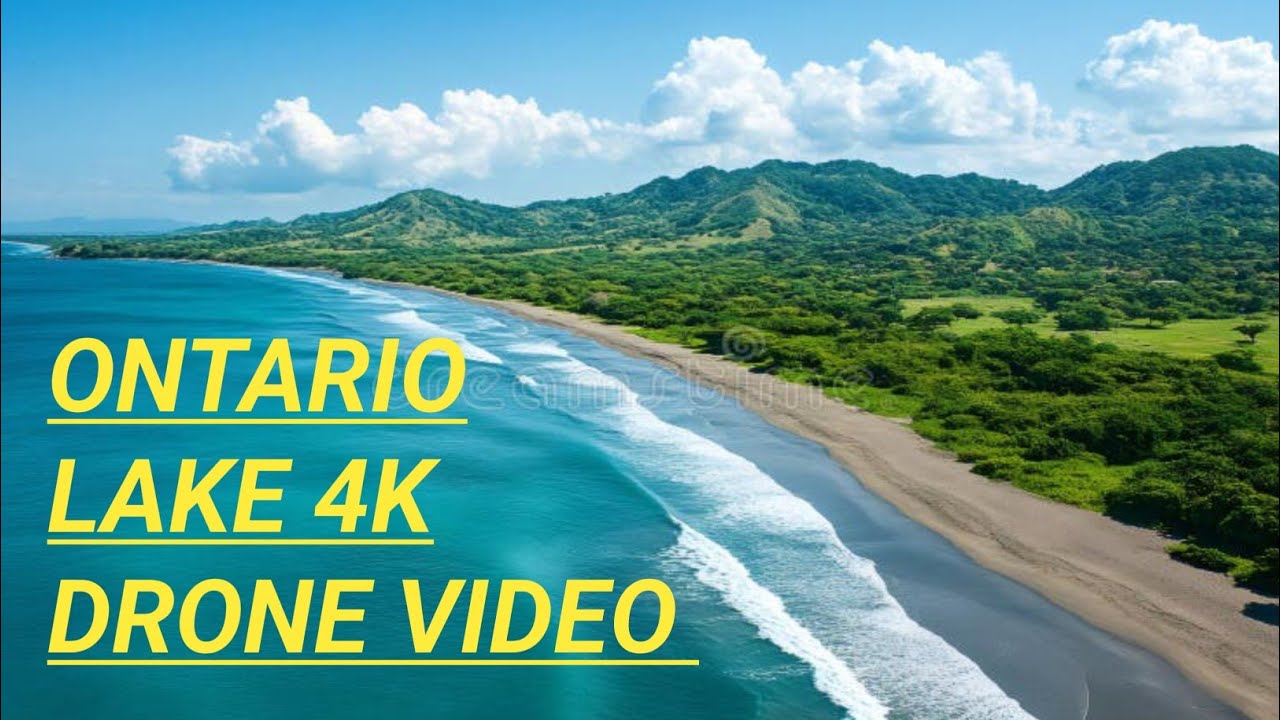 The most beautiful 4k drone video in Ontario lake // Toronto, Ontario, Canada 🇨🇦
