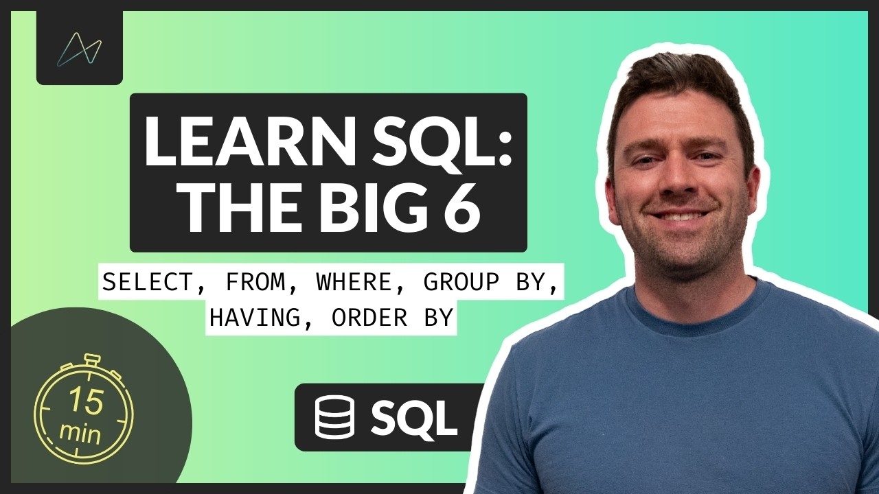 Getting Started with SQL | SELECT, FROM, WHERE, GROUP BY, HAVING, ORDER BY