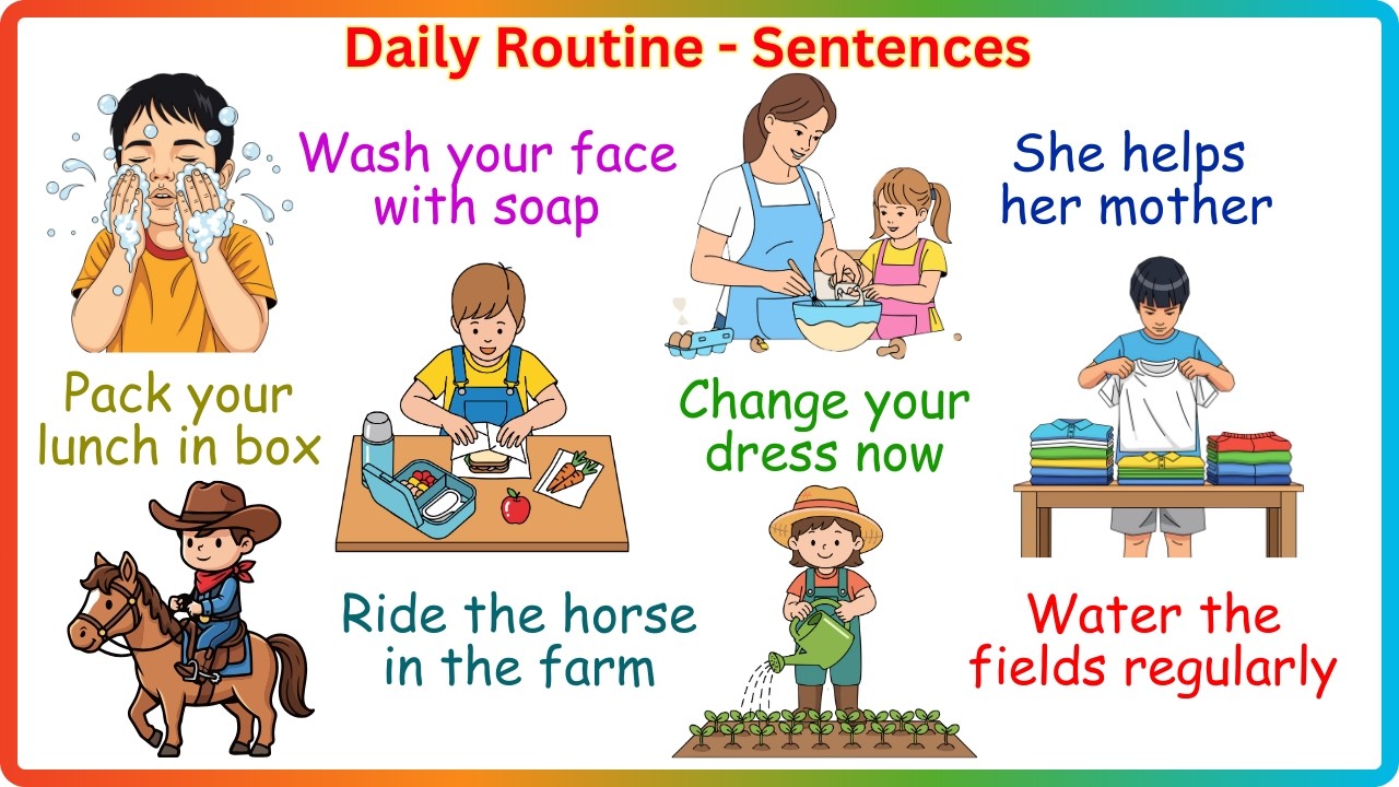 Speak English Every Day 🗣️🇺🇸 | Daily Routine English Sentences