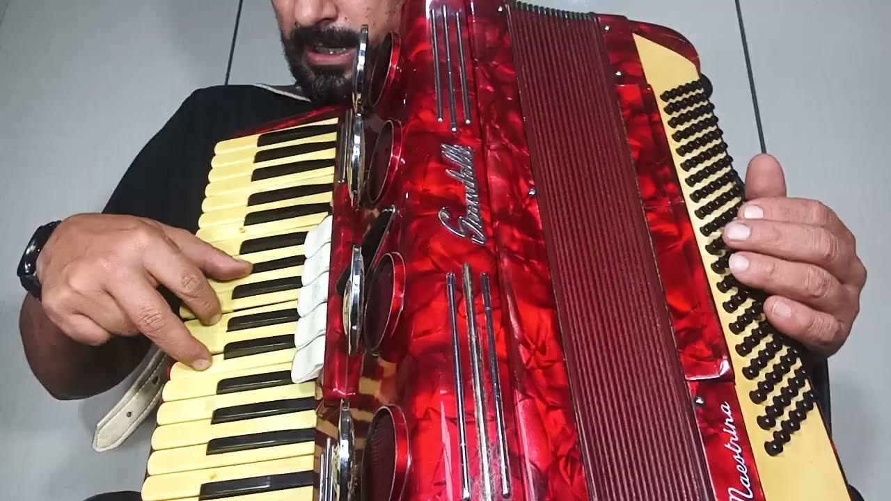 LÁ bemol Maior - Como tocar de ouvido - Acompanhamento da parte cantada - Iniciantes Acordeon