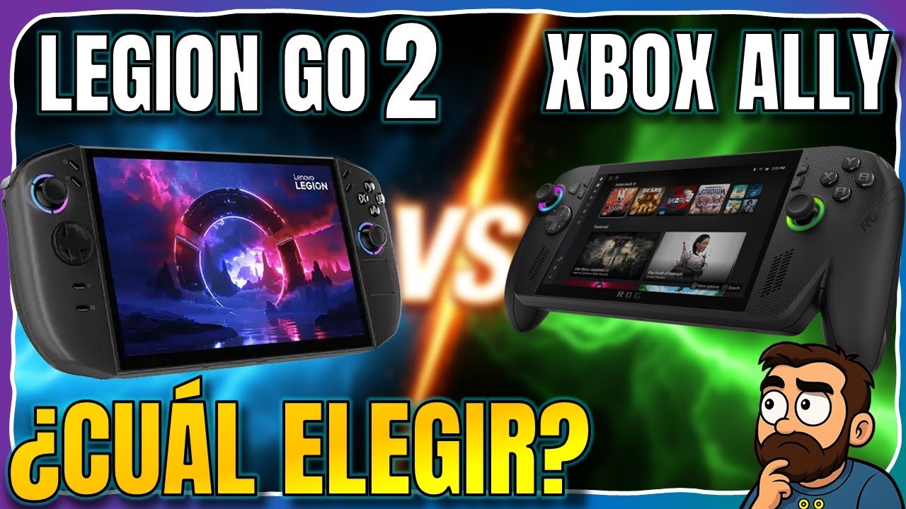 Lenovo Legion Go 2 vs ROG XBOX Ally X: ¿Cuál es la mejor en 2025?