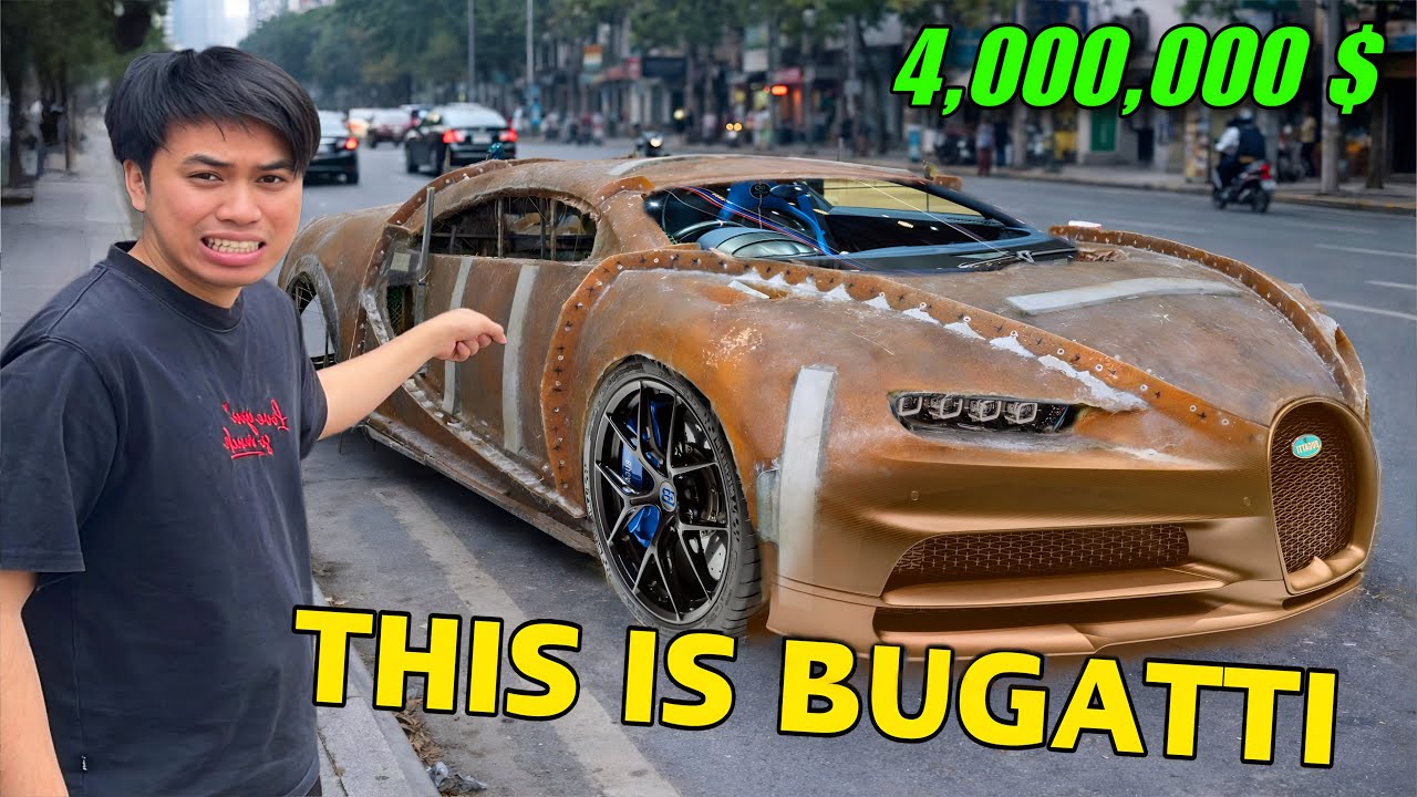 Я своими руками построил Bugatti Chiron Pur Sport стоимостью 3 миллиона долларов.