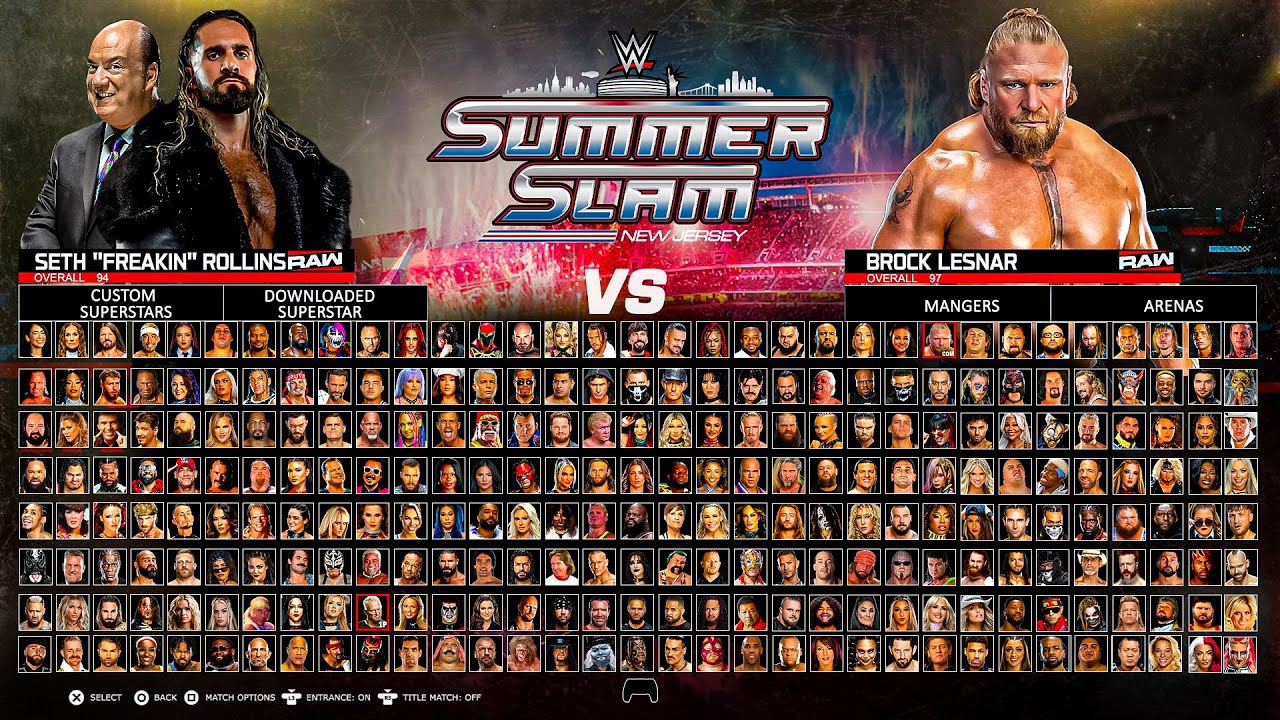 WWE 2K26: Full Roster Featuring RAW, SmackDown, NXT, TNA, & Legends Plus Gameplay Notion!