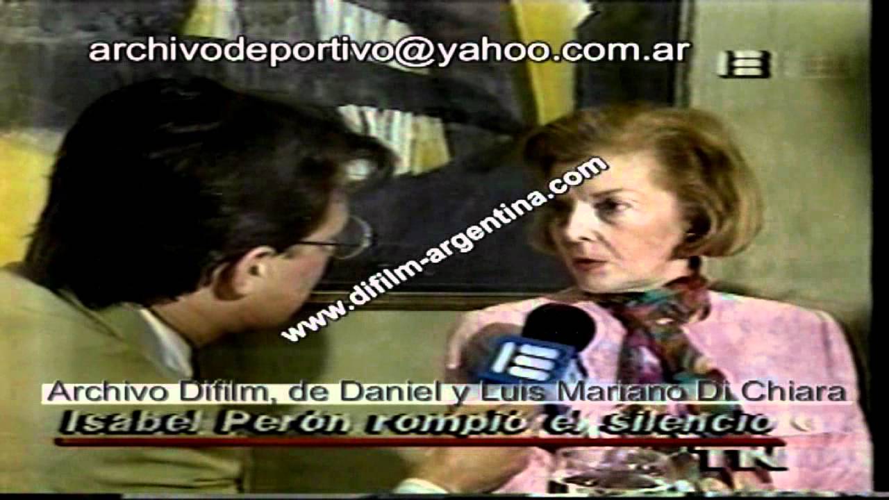 DIFILM Isabel Peron sobre Videla (1993)
