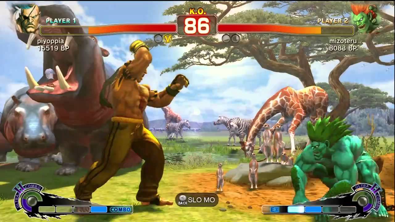 mizoteru [Blanka] vs piyoppia [Sagat] SSF4 Japanese Online Ranked Matches - TRUE-HD