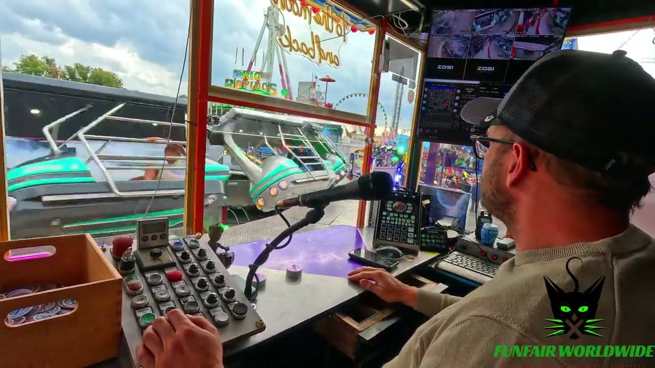 Zettl's MONDLIFT: Intense Huss Enterprise Ride Operator POV at Schueberfouer Luxembourg 2025! 🇱🇺