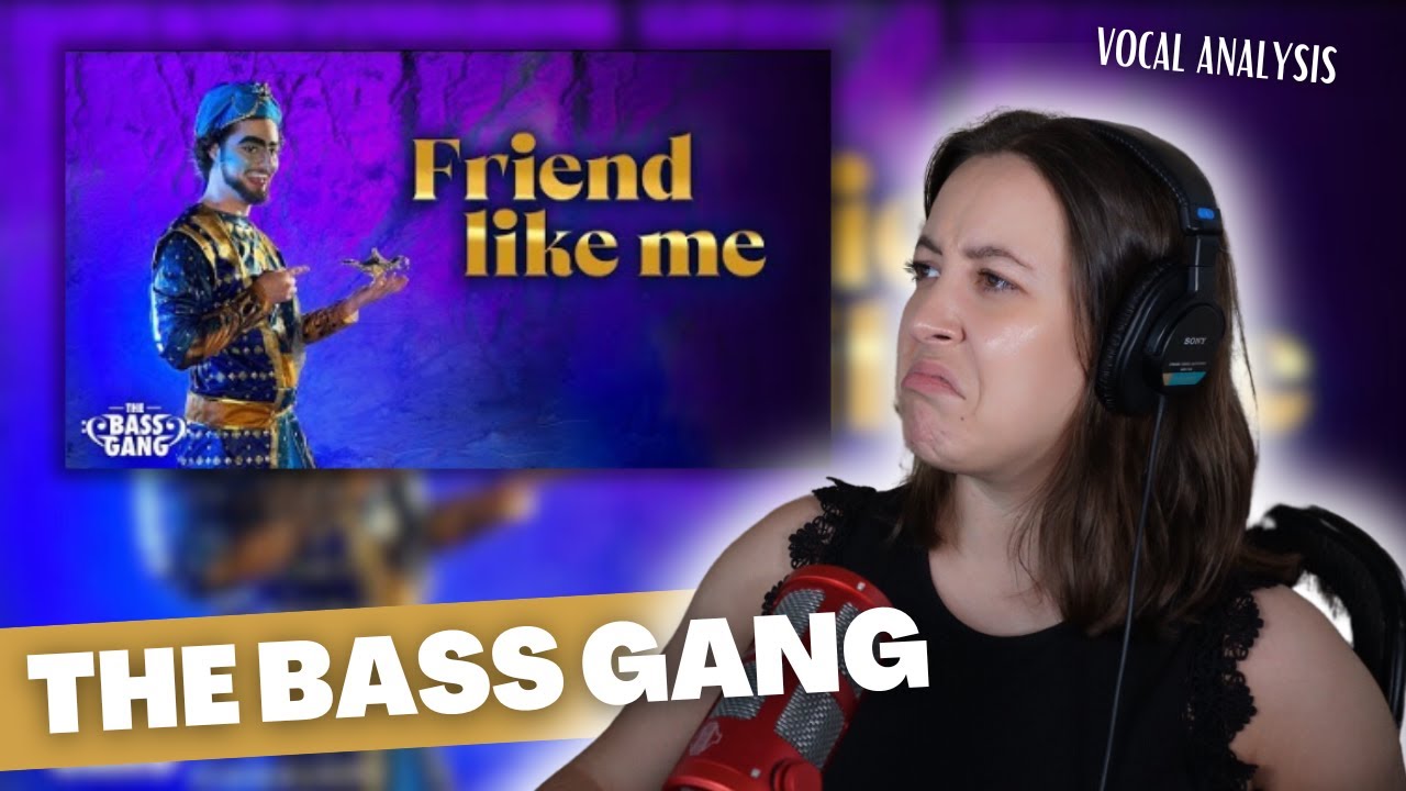 THE BASS GANG Friend Like Me | Vocal Coach Reaction (& Analysis) | Jennifer Glatzhofer