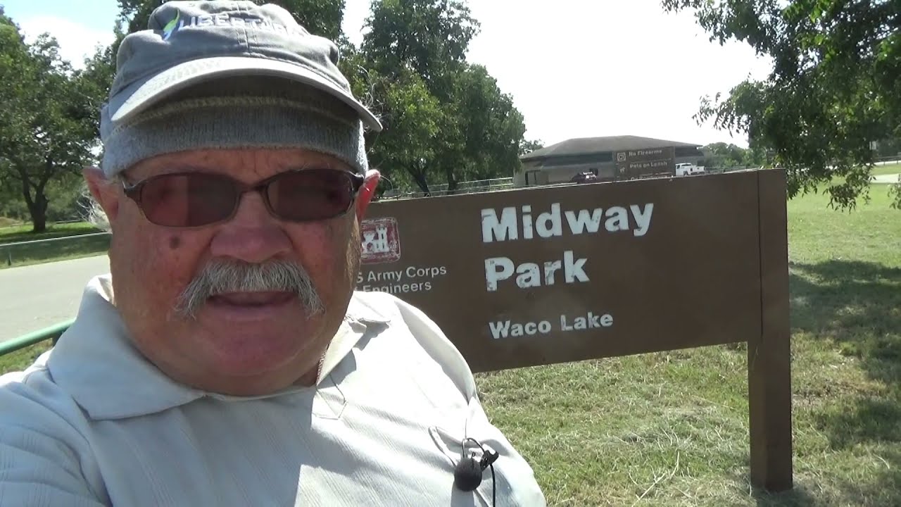 Midway COE Park and Woodway Park with Lake Waco Beach in Texas