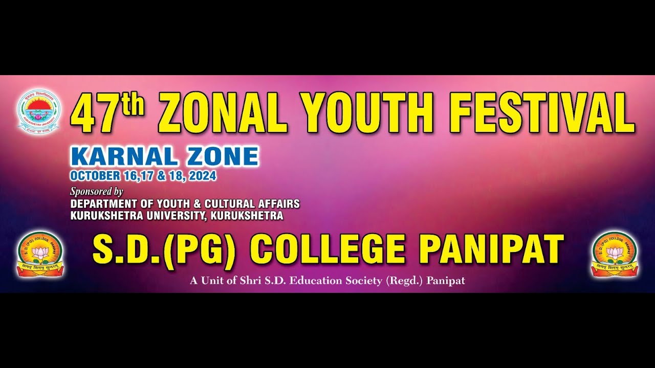 Youth Festival (Karnal Zone ) on 16,17 and 18 October 2024 (2nd Day)