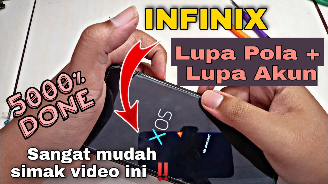 infinix x662 lupa pola dan bypass frp infinix hot 11 sangat mudah.. simak video ini❗❗💯
