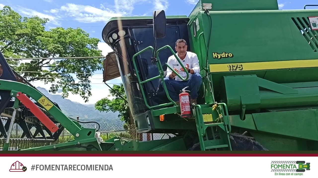 #FomentaRecomienda | Cuidados y prevenciones  en la operación de la cosechadora de granos.