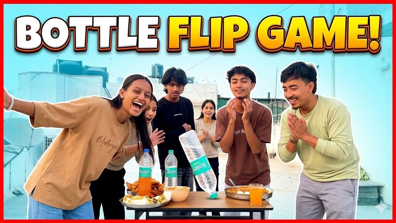 Bottle Flip Challenge Game😱🤩// ajt.vlog7