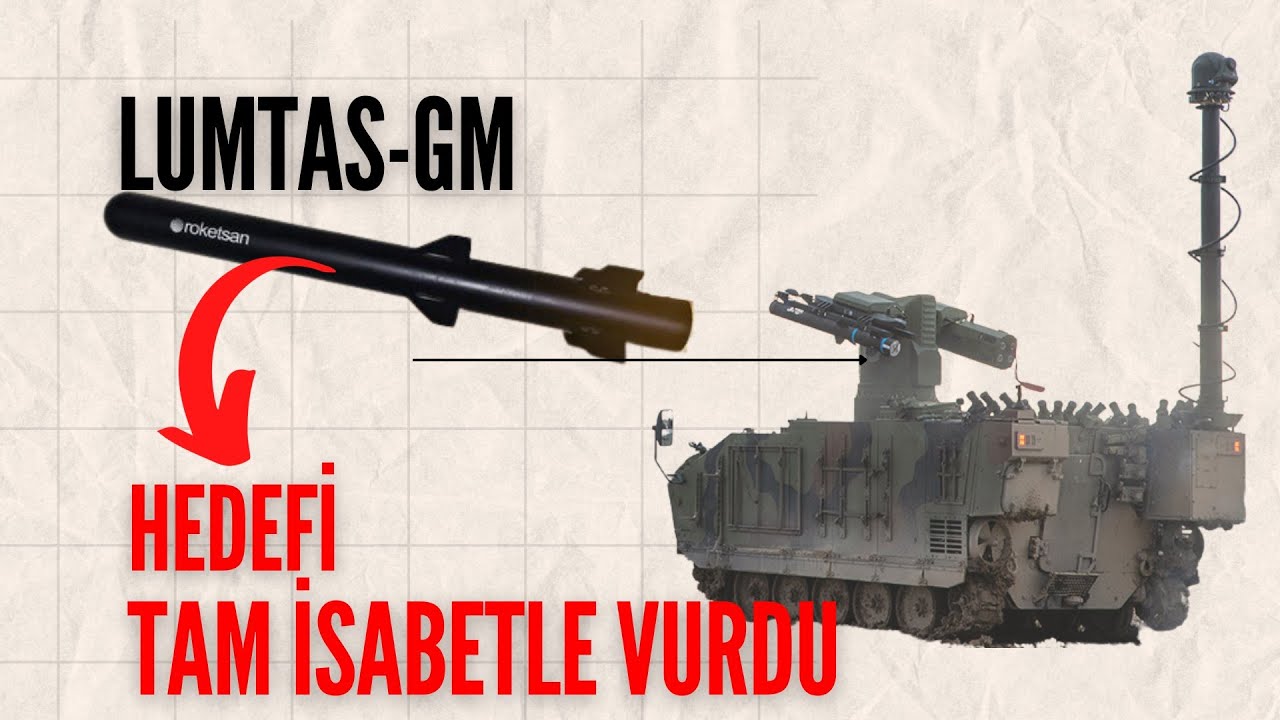 LUMTAS-GM ve KARAOK tanksavar füzeleri  hedefi tam isabetle vurdu