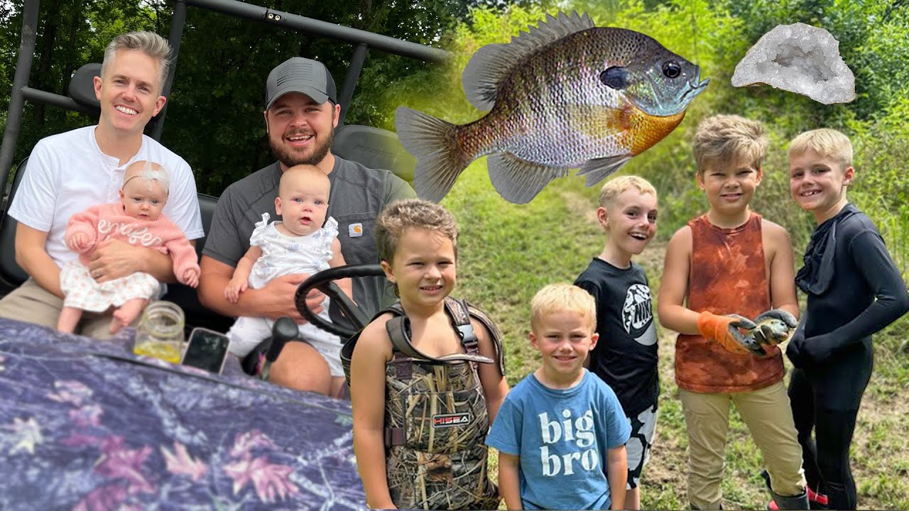 Catching Fish and Cracking Geodes with Ellie + Jared!!