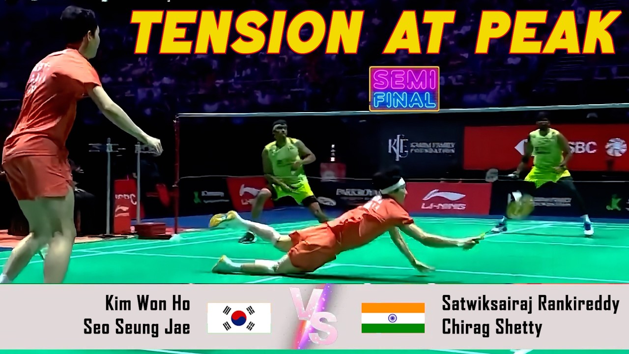 TENSION AT PEAK | Kim Won Ho/Seo Seung Jae VS Satwiksairaj Rankireddy/Chirag Shetty