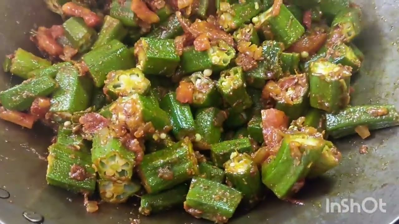 भिंडी मशाला  जब बन जाता हैं तो दो रोटी  ज्याद खाते हैं बच्चे  स्वाद भरपोर्