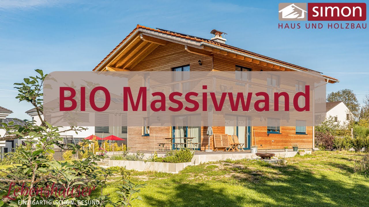 Simon Haus  und Holzbau - Bio Massivwand