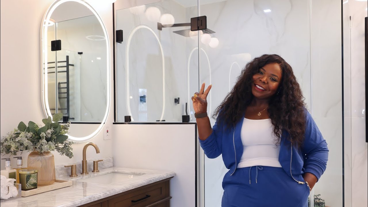 Amazing Luxe Bathroom Transformation! 😳🤯 Tips For Bathroom Reno