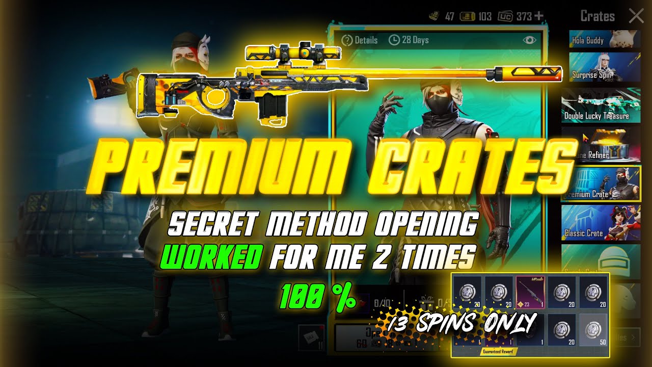 How I Tricked PUBG Crates Algorithm (AWM Proof) 😱Premium Crates...! | #pubgmobile #premiumcrates