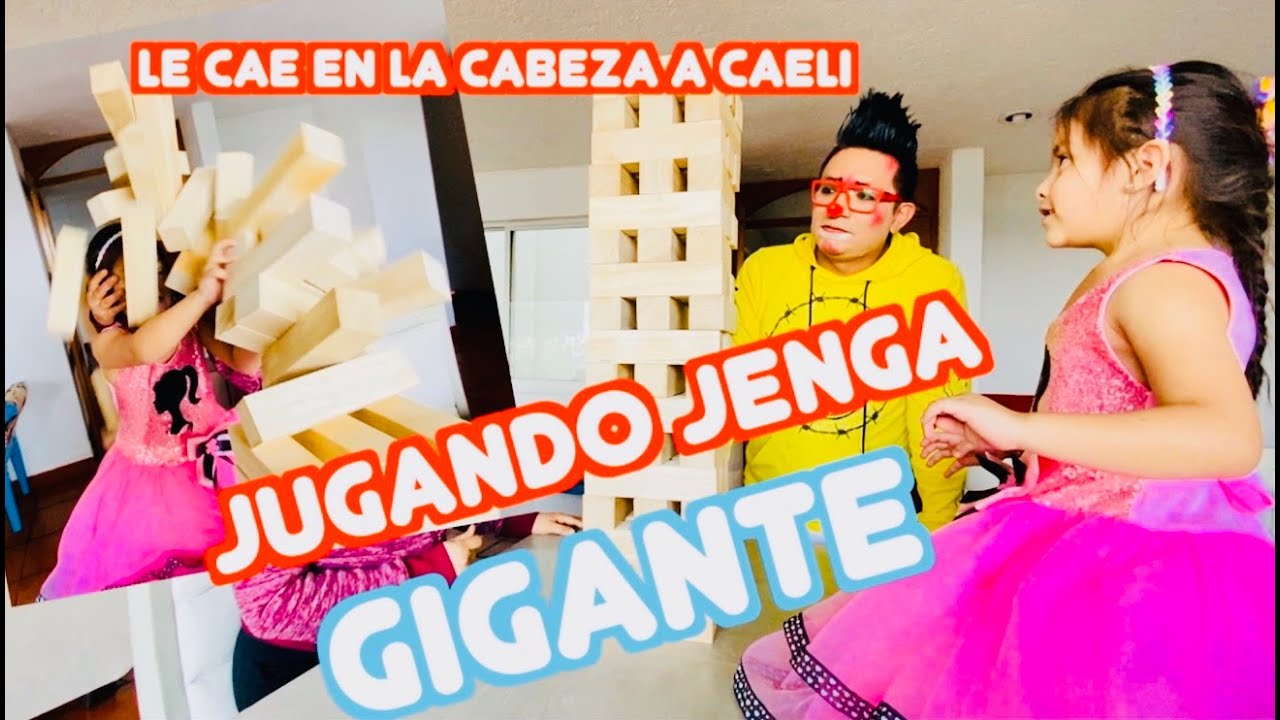JUGANDO JENGA GIGANTE / SE LE CAE EN LA CABEZA A CAELI / LOS DESTRAMPADOS