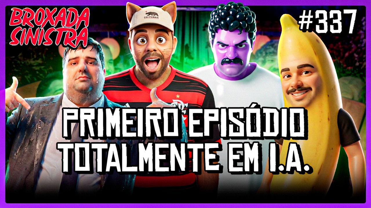 PRIMEIRO EPIS&Oacute;DIO TOTALMENTE EM I.A. - PODCAST BROXADA SINISTRA #337