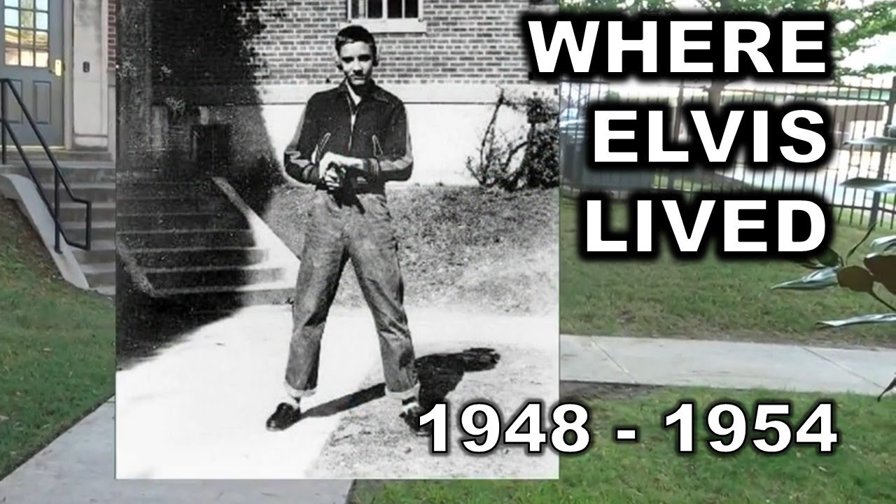 Where Elvis lived in Memphis 1948-1954 - inside the Presley Lauderdale Courts home. Elvis's school