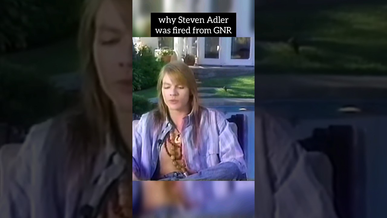Эксл Роуз объясняет увольнение Стивена Адлера из Guns N' Roses #axlrose #gunsnroses #fyp #gnr #sh...