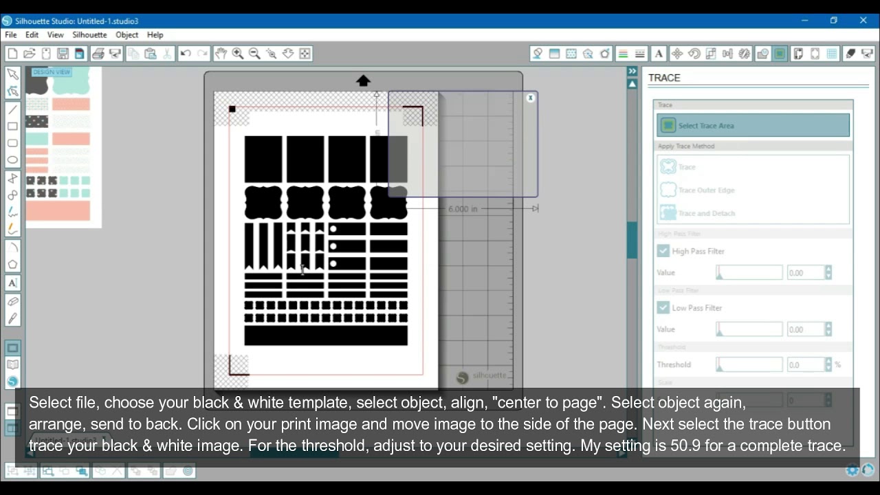 How to cut with Silhouette EC Planner Sticker Templates