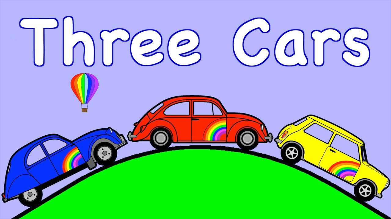 Three Cars | NURSERY RHYME | RainbowRabbit | @rainbowrabbitsongs | #rainbowrabbitsongs